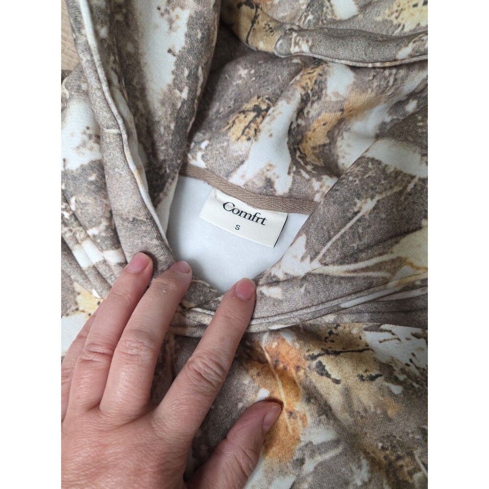 COMFRT Collection Camo Hoodie Adirondack Pullover Sweatshirt Size S New - Picture 4 of 5